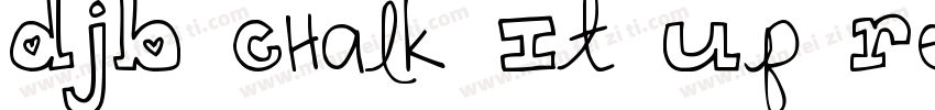 DJB Chalk It Up Regu字体转换